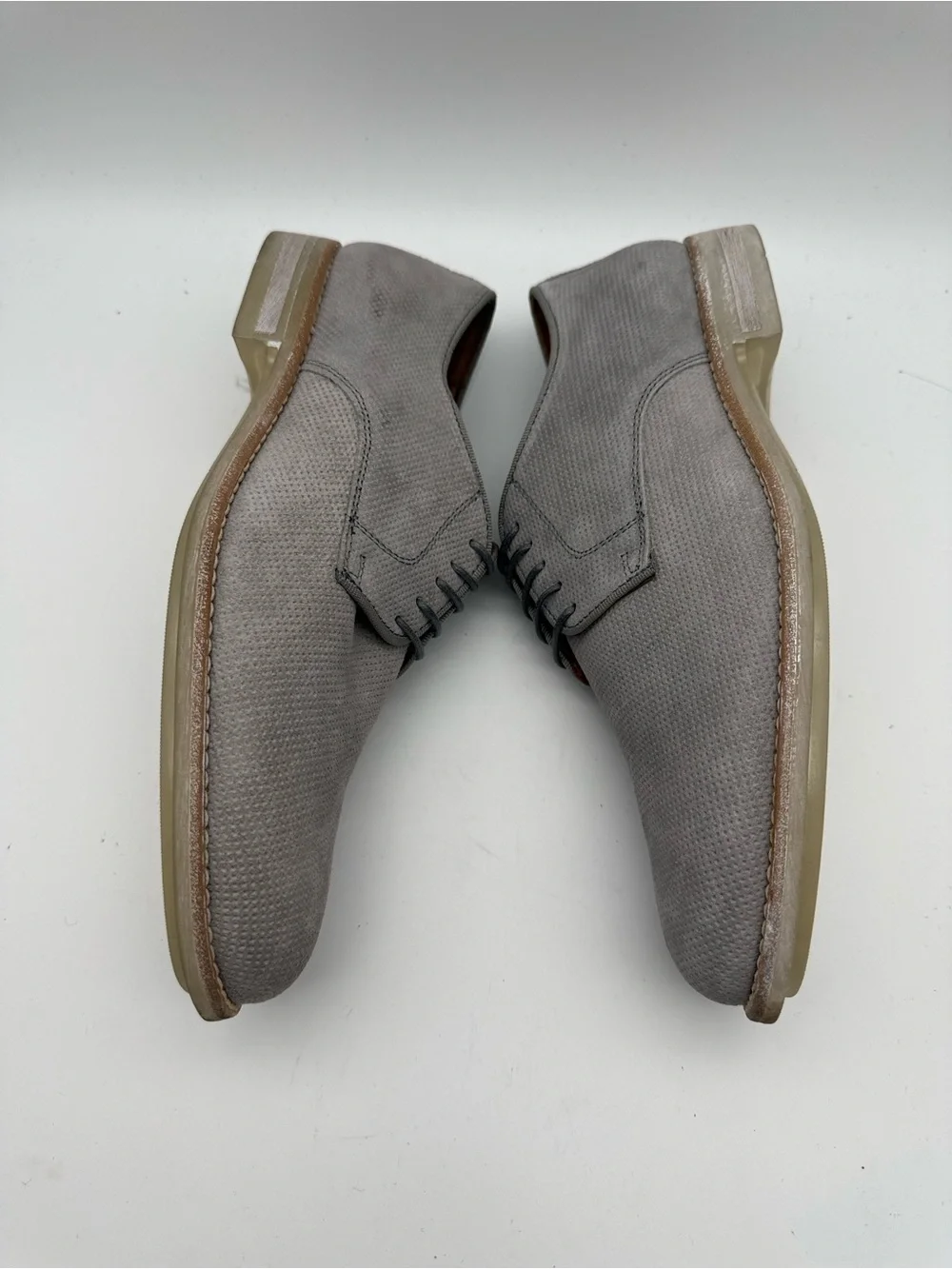 BRAND NEW Kenneth Cole New York ‘Right Time’ Oxfords Gray Suede Men’s Size 10 M